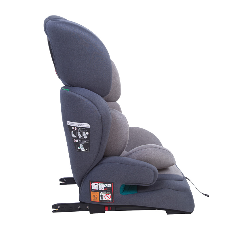 OG301A ISOFIX OEM Bebek için yüksek sırtlı koruma yastığı ile güvenilir 76-150cm Çocuklar Araba Koltuğu Güvenliği