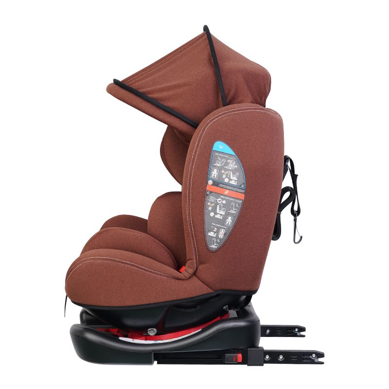 ZK701A Çocuk Güvenliği Koltuğu ISOFIX 360 Derece Grup 0123 ECE R4404 0-36kg 0-12 yıl