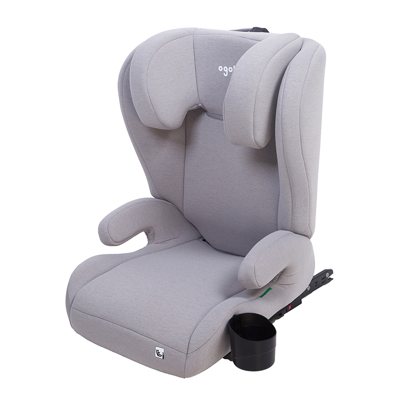 OG303B ISIZE 100-150cm ECE R129 Bardak Kollu Çocuk Bulucu Koltuk Arabası Grubu 2 3 Araba Koltuğu Bebek Güvenliği Bebek Güçlendirici Araba Koltuğu Toddler için
