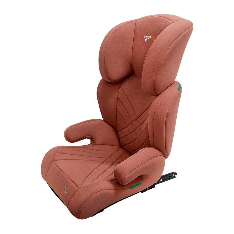 OG301 Isofix Araba Koltuğu, Grup 2 3 Araba Koltuğu, Booster Katlanabilir, Kabartma ile Pembe