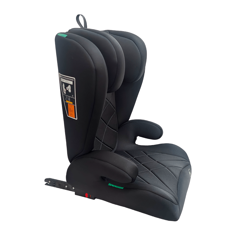 OG303B Isofix araba koltuğu, Grup 2 3 Araba Koltuğu, Booster Katlanabilir, Kabartma ile Siyah